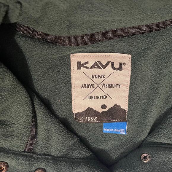 Kavu Cavanaugh Fleece Pullover Colorblock Lightweight Unisex Women’s XXL - Picture 14 of 16
